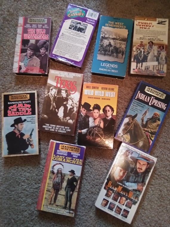 Western Cowboy DVD VHS Movie Rogers Collection - Etsy