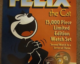 Felix the Cat Limited Edition Pocket Watch Made by Fossil. - Etsy