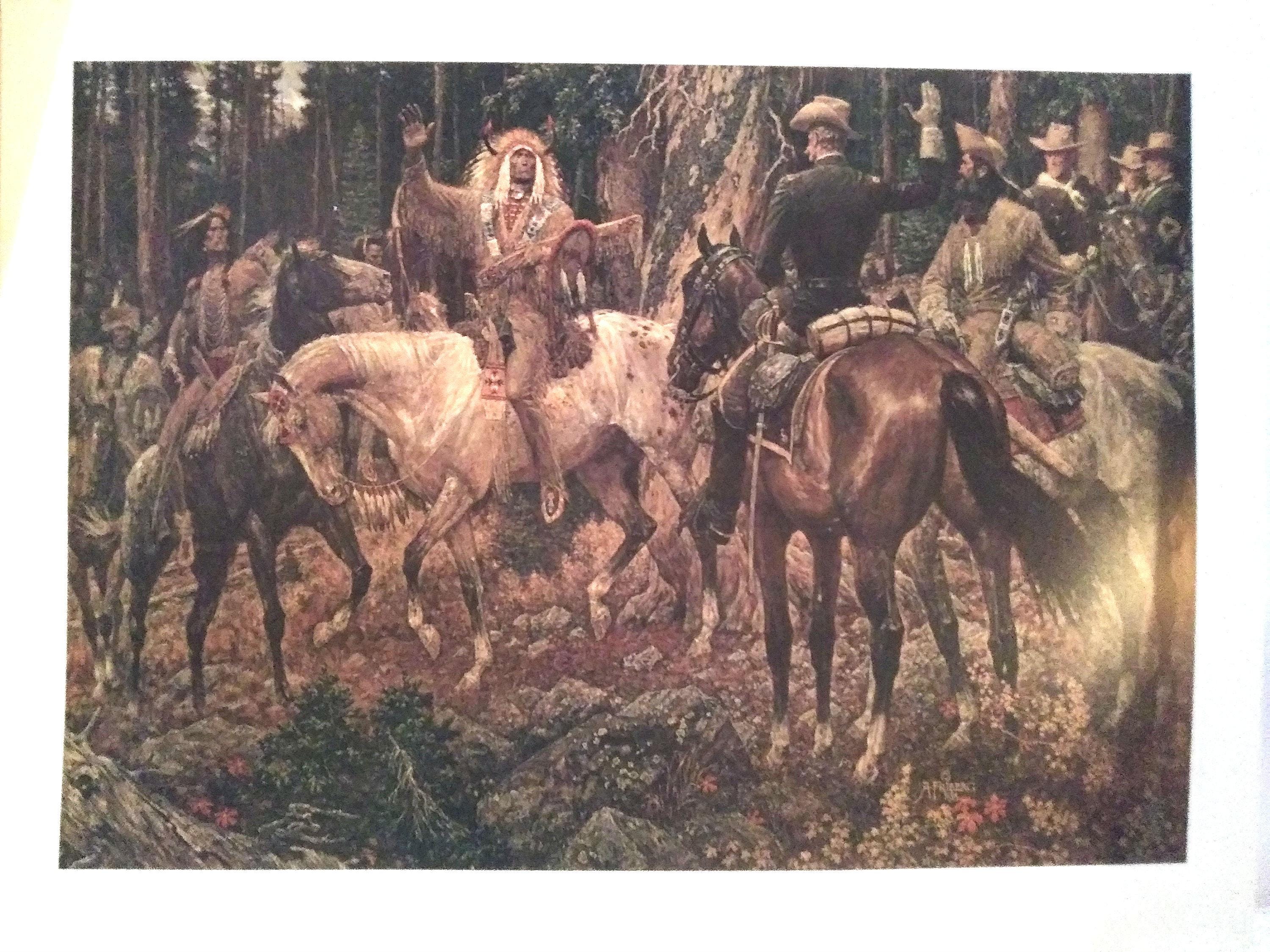 Parley in the Forest Unsigned Arnold Friberg - Etsy