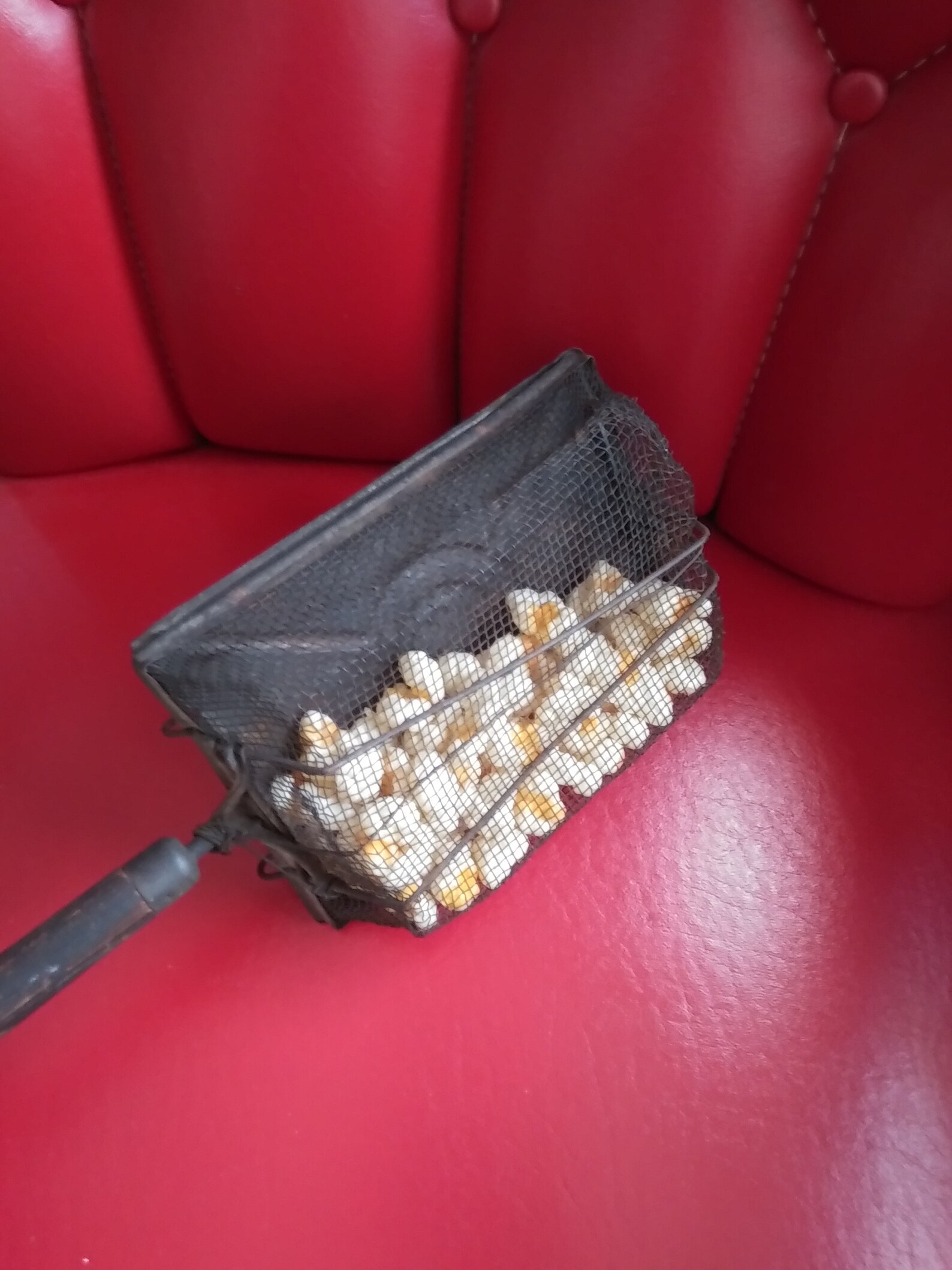 Antique Popcorn Popper Etsy