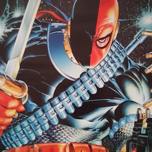 DC Comic Deathstroke Terminator 1991 Poster