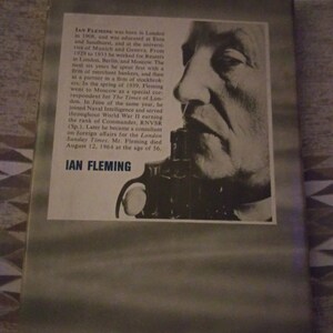 James Bond Ian Fleming Book 1965