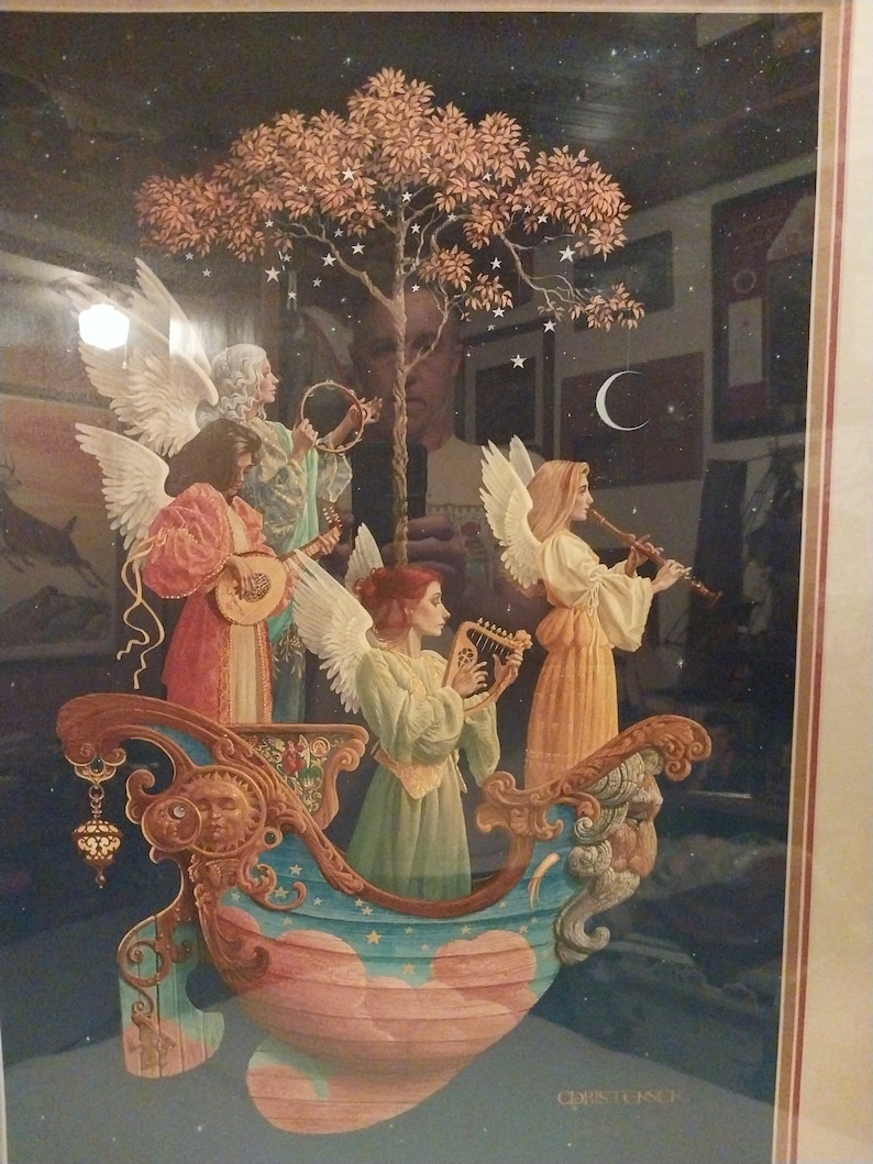 James Christensen Angels Signed Fantasy Art 1994 - Etsy