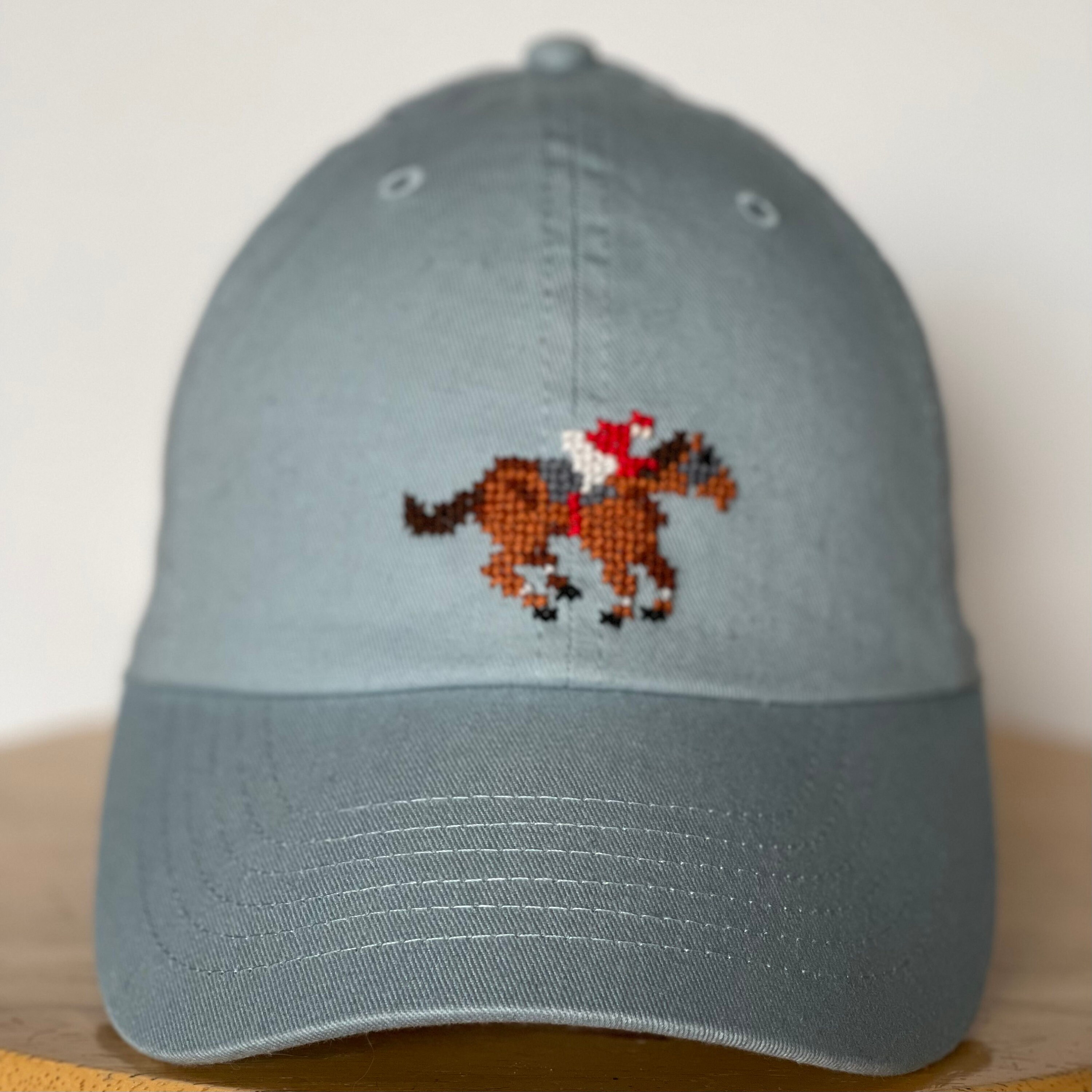 Hand Stitched Horse Race Baseball Cap 