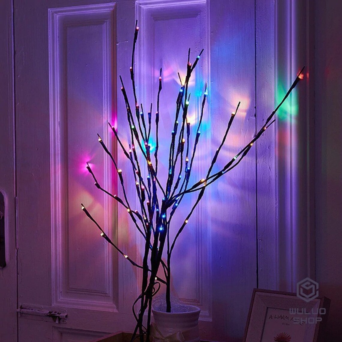 20 Light Tree Branch Light String Christmas Decorations for Etsy