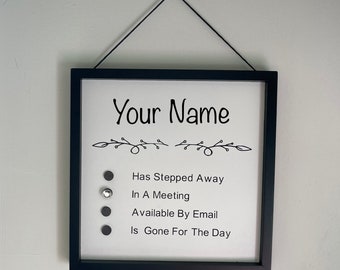 Office Meeting Board - Black