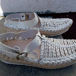 Leather etno shoes 3