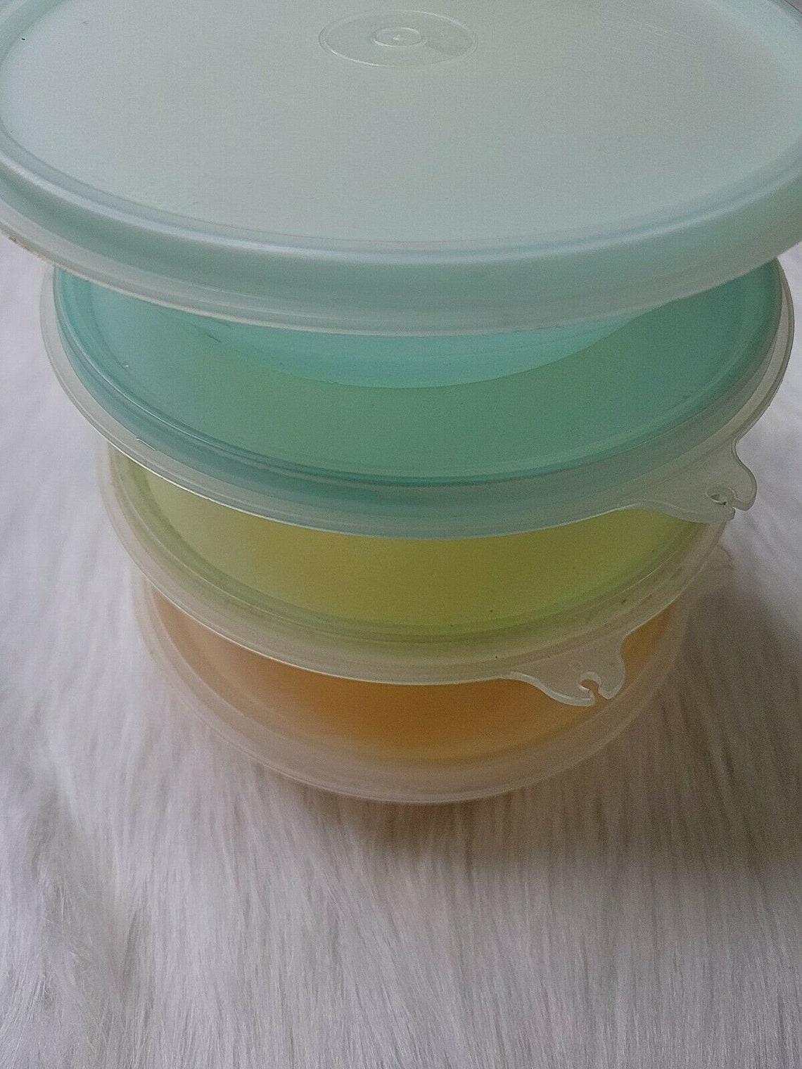 Vintage Tupperware 4 Cereal Bowls 155 Pastel Colors With Etsy