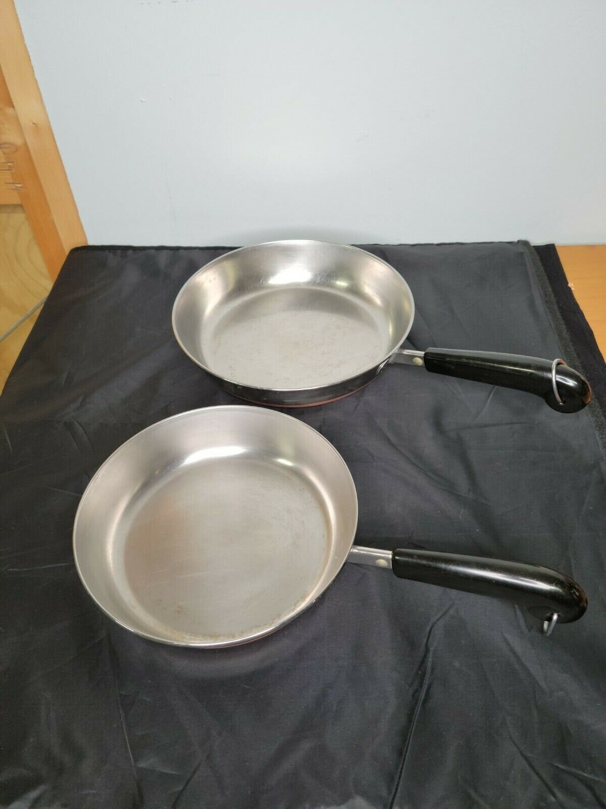2 Vintage Revere Ware Frying Pans 9 & 8 Skillets Etsy
