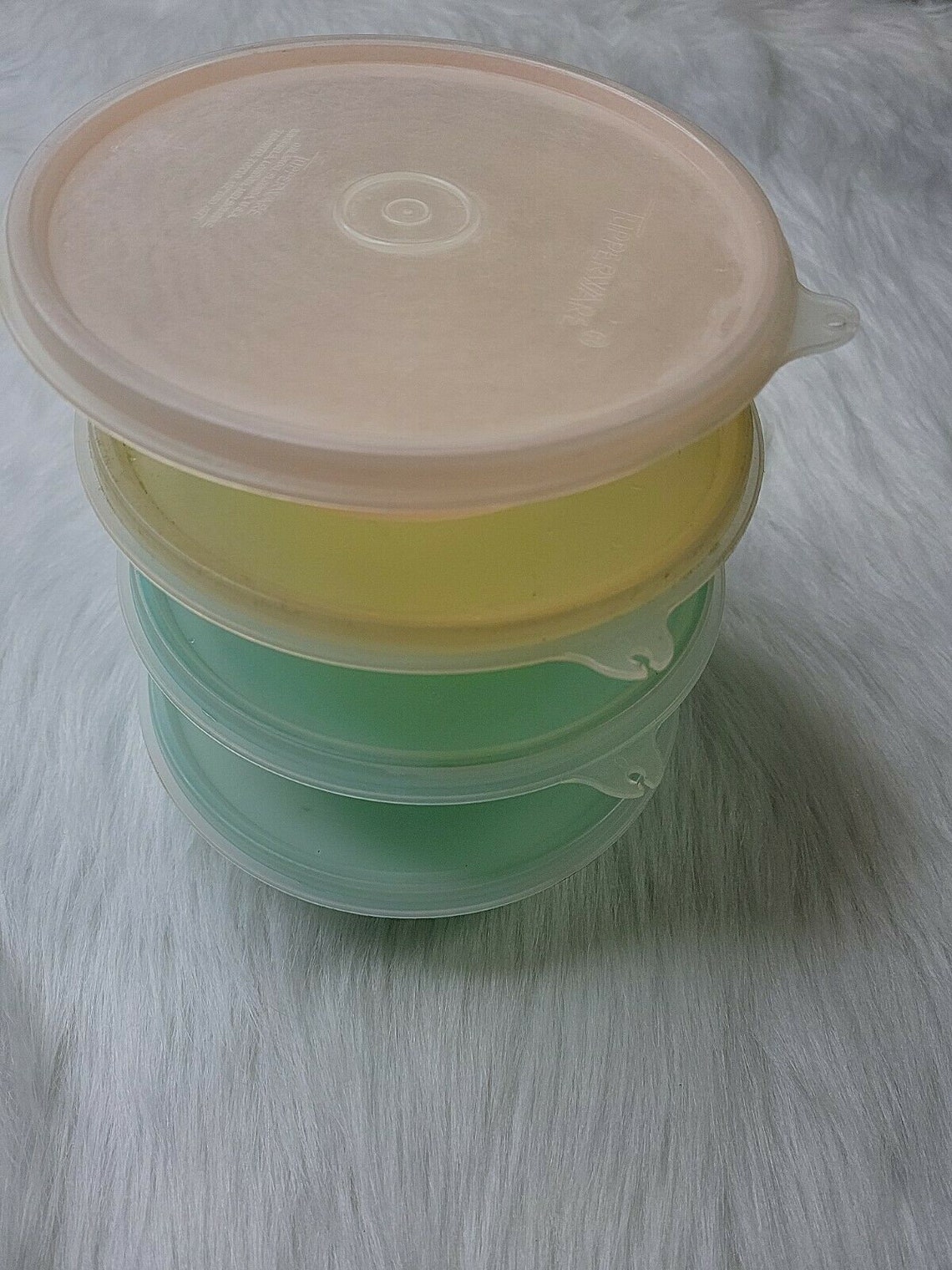 Vintage Tupperware 4 Cereal Bowls 155 Pastel Colors With Etsy