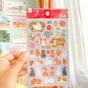 Daiso Rilakkuma Lemon sticker sheet