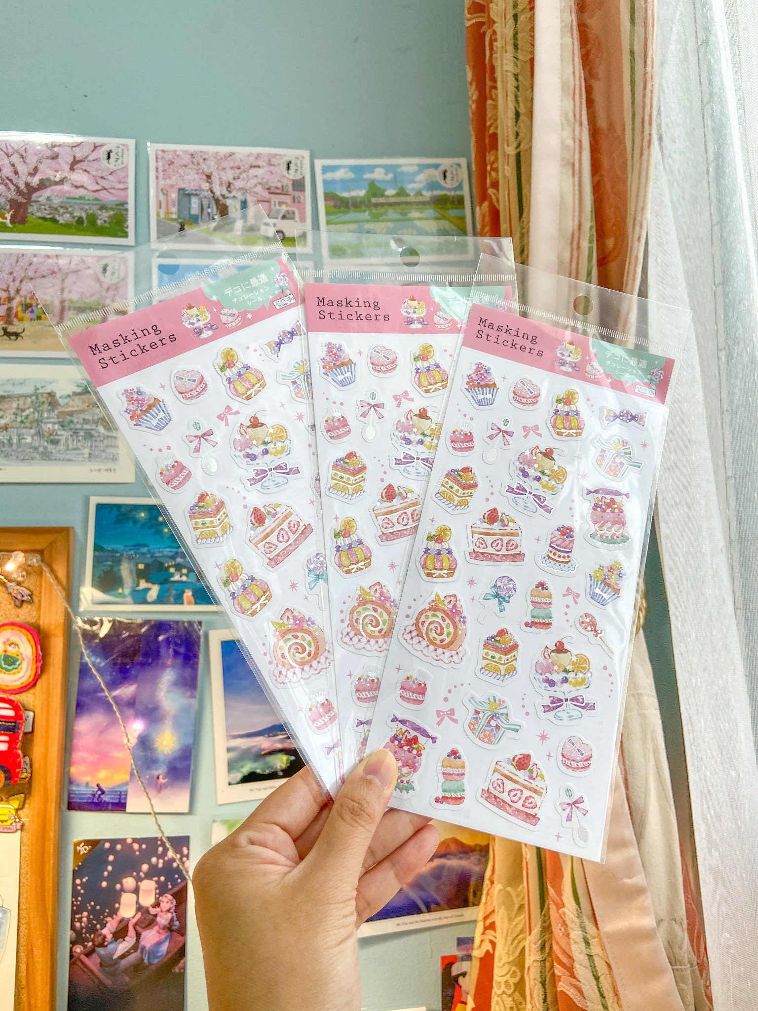 Kuchen und Gebäck SilberFolie Sticker Sheet Daiso Für | Etsy