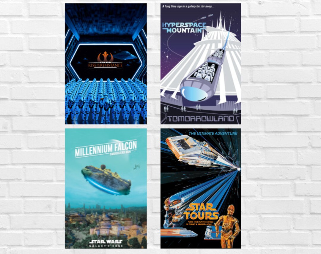 Welvarend fee zaad 12x8 Disney Star Wars Inspired Metal Poster - Etsy