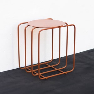 Modern Minimalist Nightstand, Metal Nightstand, Modern Bedside Table, Coffee Table for Living Room, Handmade Furniture
