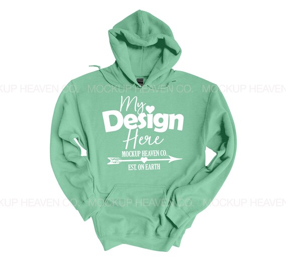 Mint green hooded sweatshirt cheap