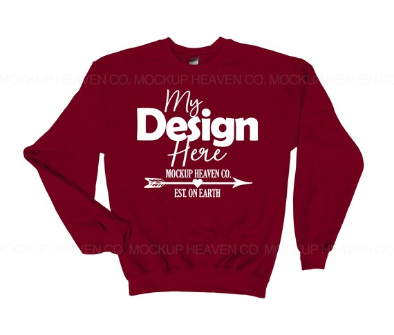 Gildan garnet sweatshirt sale