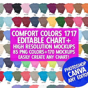 Carta de colores DIY editable Colores cómodos 1717 Nudo de mujer + Paquete de maqueta transparente PNG / Primavera Verano Otoño Invierno Camiseta simulada