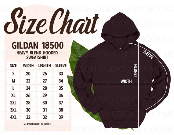 Gildan 18500 Color thrustworthy Chart Hoodie