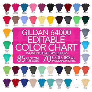 gildan g640 color chart