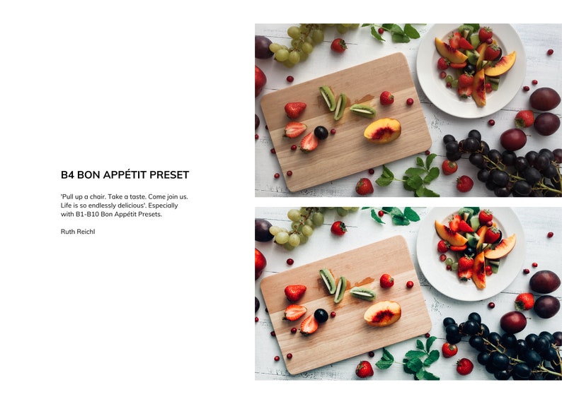 FOOD BLOGGER FILTERS. 10 Mobile & Desktop Lightroom Presets. Elevate Your Food Photography image 5