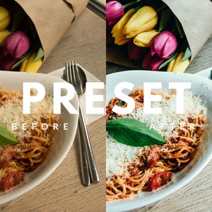 FOOD BLOGGER FILTERS. 10 Mobile & Desktop Lightroom Presets. Elevate Your Food Photography image 3