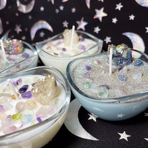 Candela a grappolo di cristallo