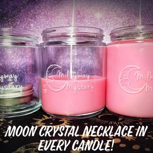 Milkyway Mystery Candle (collana di cristalli lunari in ogni candela)