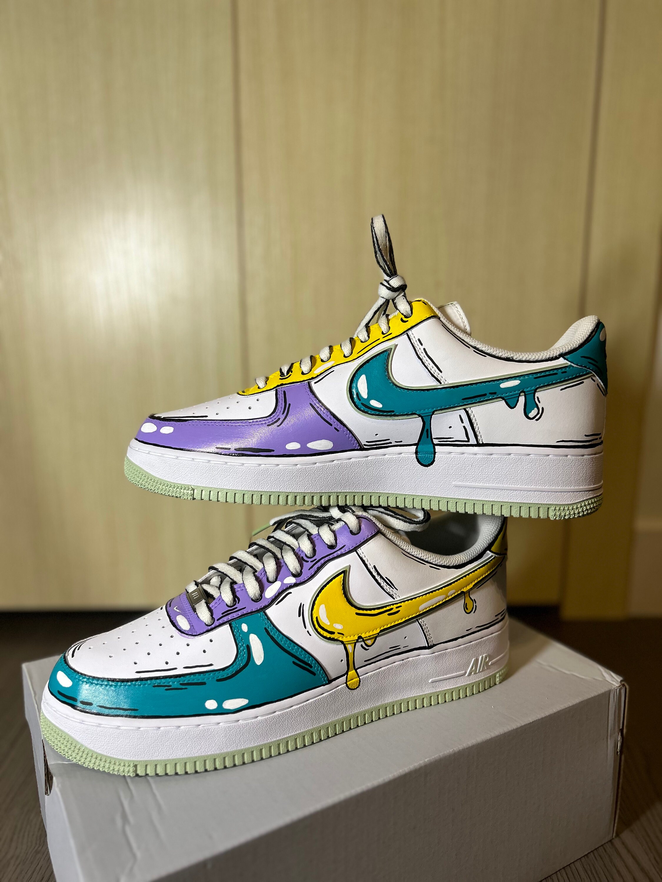 shoe painting air force 1