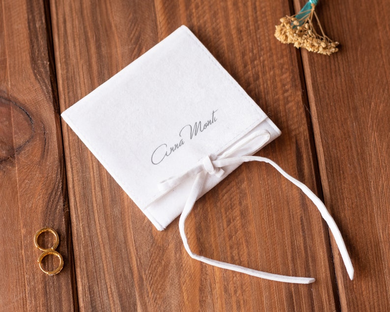 50 pcs jewelry pouch with LOGO Jewelry packaging custom pouch with logo Jewelry packaging with logo Jewelry envelope pouch