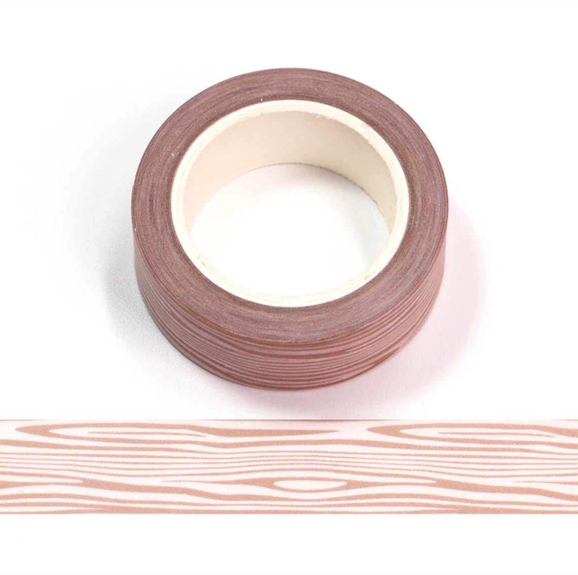 Wood Grain Washi Tape Etsy