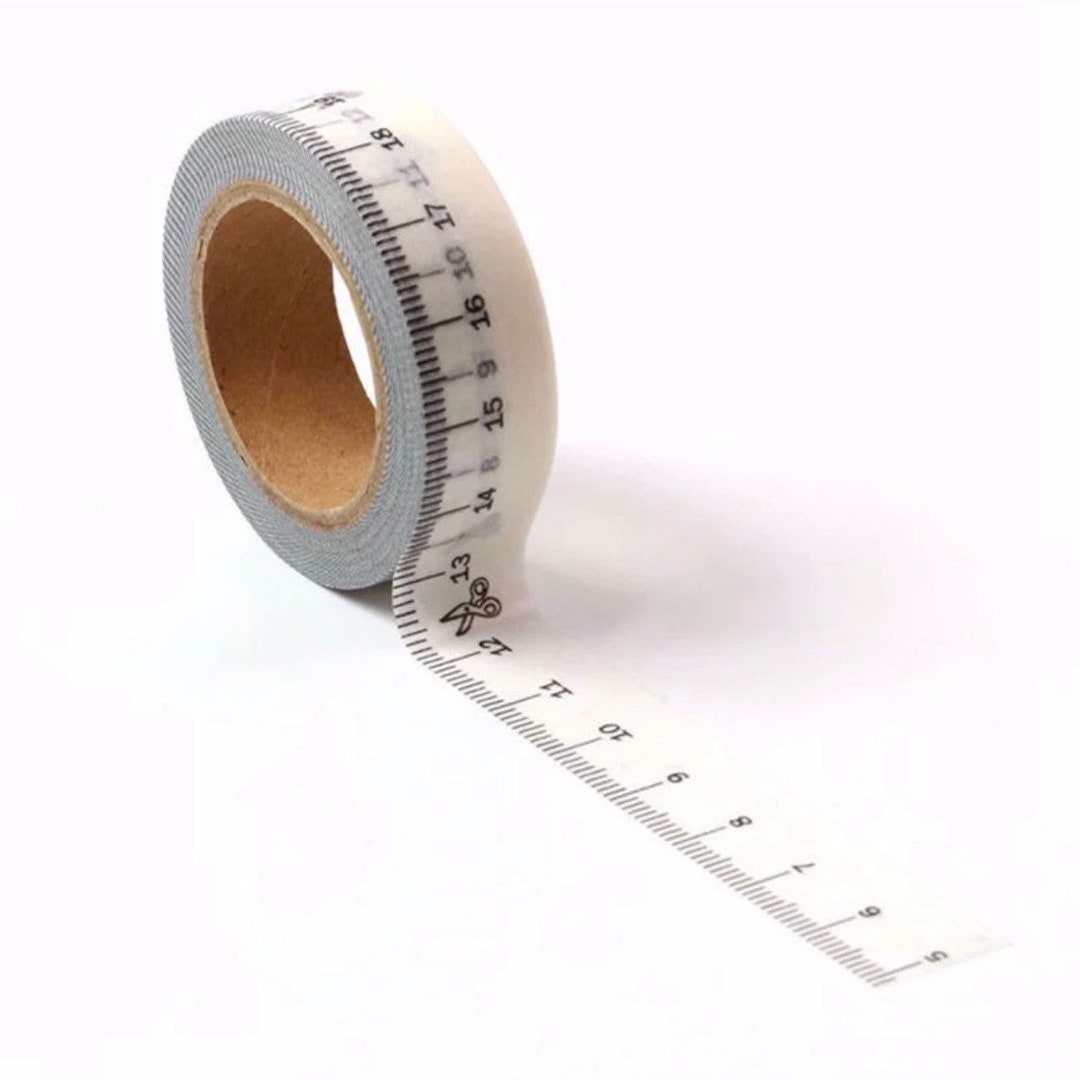 Measuring Tape Washi Tape Etsy