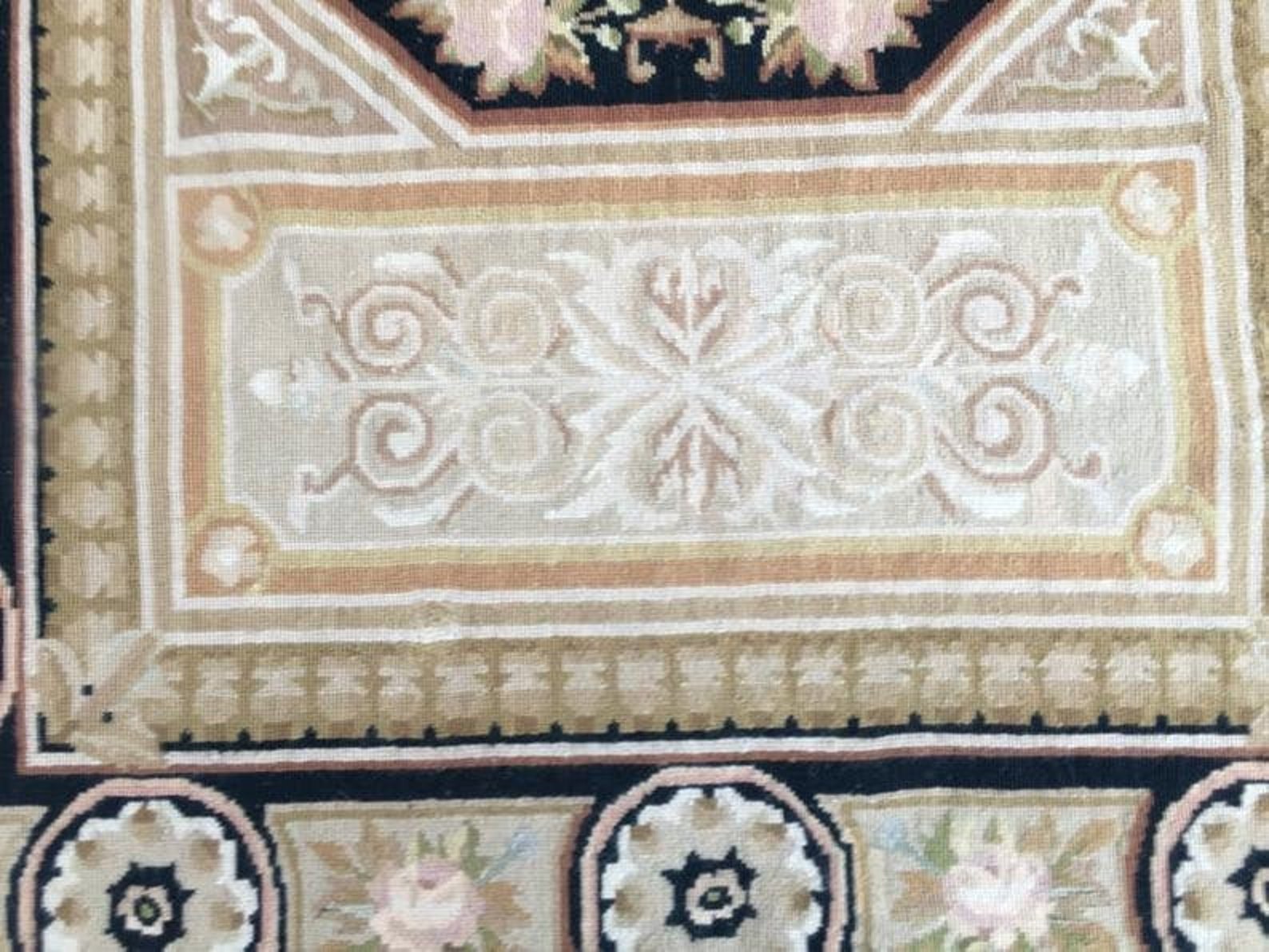 6 x 4 Füße Französisch Stil Aubusson Teppich von Hand | Etsy