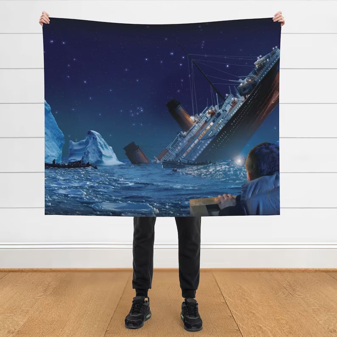 Custom Name Blanket Personalized Titanic Blanket Baby Etsy