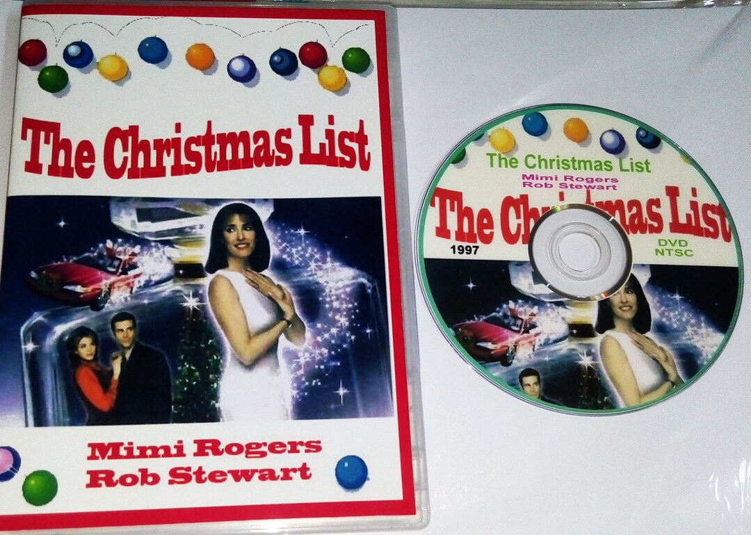 Christmas List 1997 DVD Region1 USA Mimi Rogers, Rob Stewart New Etsy