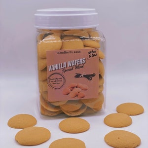 Vanilla Wafer Wax Melts | Realistic Wax Embeds For Candles | Cookie Embeds | Banana Pudding Candle | Dessert Candle | Fake Food | Gift