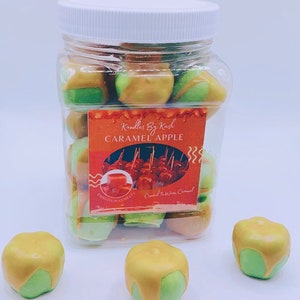 Caramel Apple Wax Melts Apple Wax Melts Carnival Wax Melts Highly Scented Melts Gift Idea Caramel Scented food Candles Gift Idea dessert