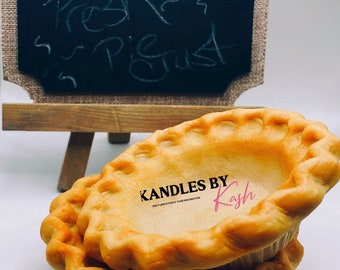 5 Inch (5 Pack) Wax Pie Crust W/Tins Pie Crust For Candles Scented Wax Pie Crust Dessert Candle Pies wax melt custom candles