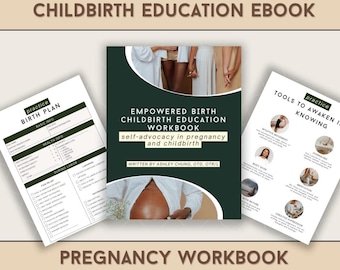 Birth Education eBook Workbook: Pregnancy and Birth (PDF Download)