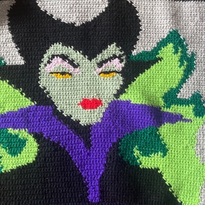 Crochet Pattern - Maleficent