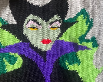 Crochet Pattern - Maleficent