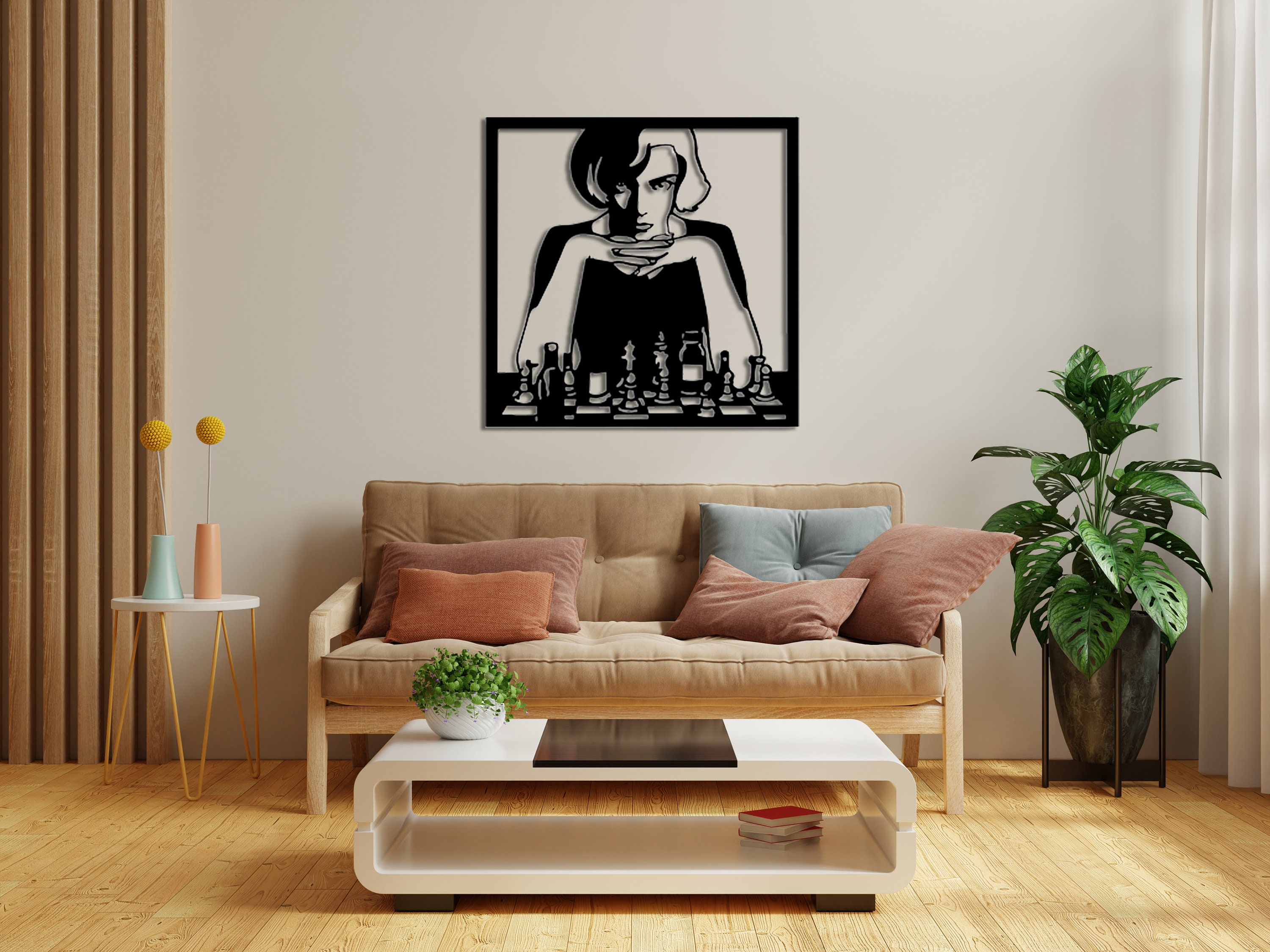 The Queen's Gambit Art Print Beth Harmon Room Decor -  Norway