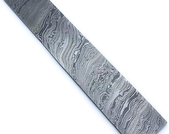 10" long custom handmade Damascus Steel blank billets with 2" width