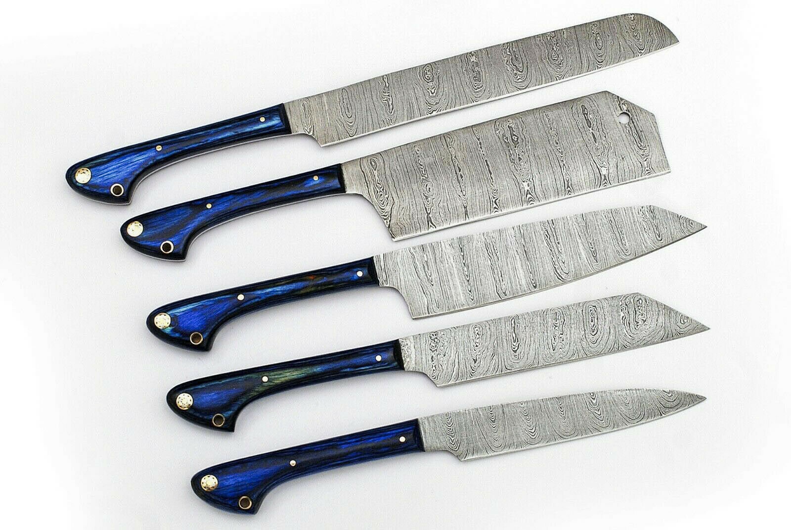 Premium Full Tang Handmade Damascus Steel Chef Knife Set main image 1
