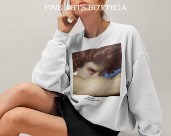 Fallen Angel – Alexandre Cabanel Sweatshirt | Classical Art | Classic Old Painting | Renaissance Vintage Aesthetic | Unisex Pullover