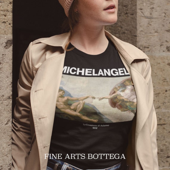 Michelangelo - the Creation of Adam Unisex T-shirt | Classical Art
