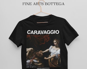 Caravaggio – Judith Beheading Holofernes Unisex T-Shirt | Classical Art | Old Painting | Vintage | Famous Painting | Renaissance Aesthetic