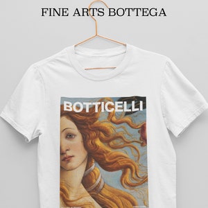 The Birth of Venus (detail) – Sandro Botticelli Unisex T-Shirt | Renaissance Aesthetic | Vintage Clothing | Famous Painting