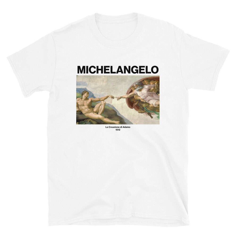 Michelangelo - the Creation of Adam Unisex T-shirt | Classical Art
