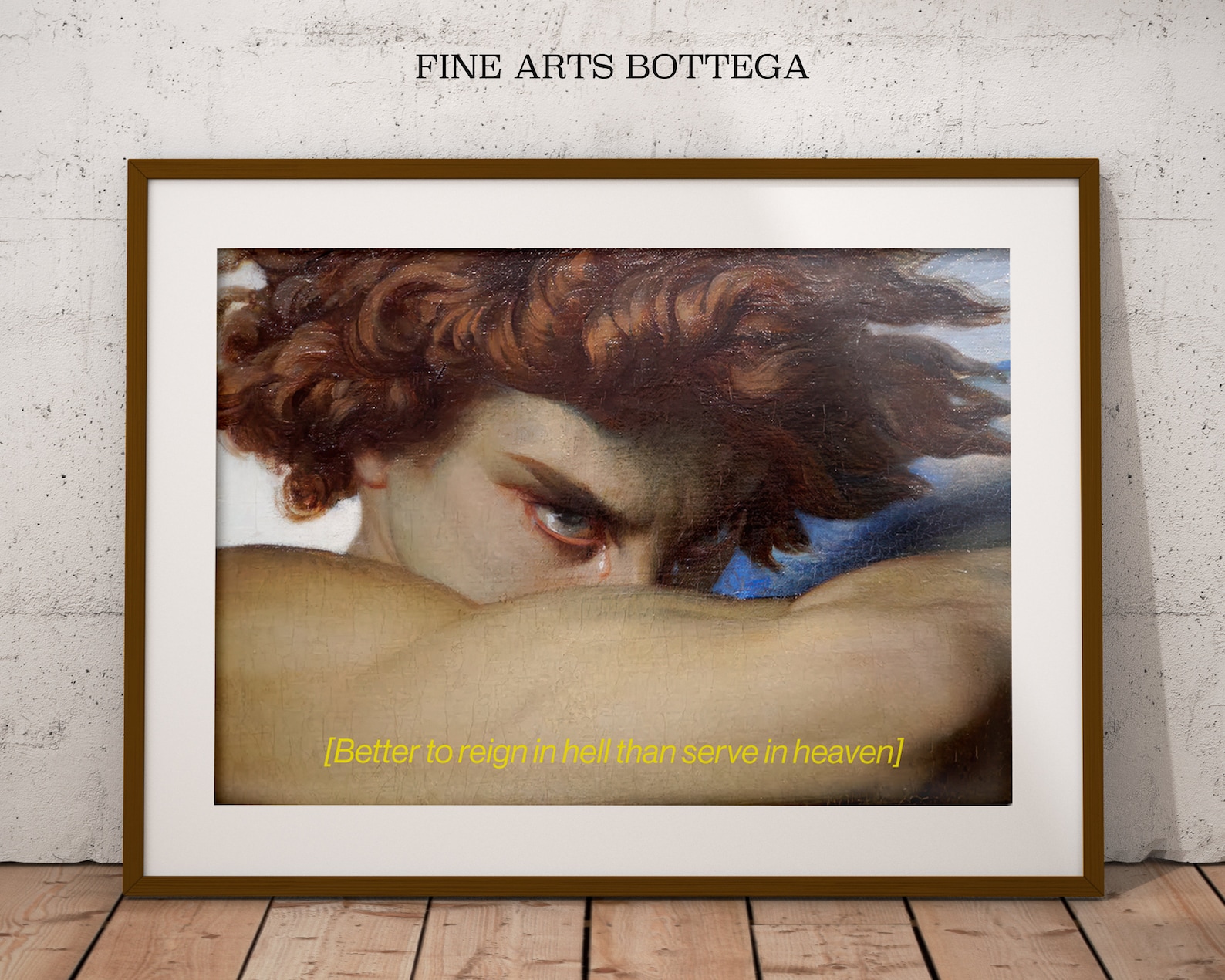 PRINTED Fallen Angel Alexandre Cabanel Classical Art Etsy