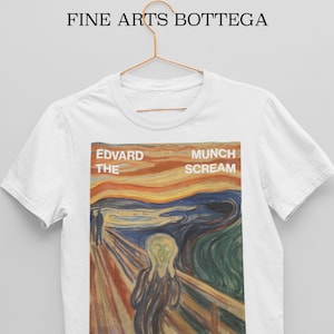 The Scream – Edvard Munch Unisex T-Shirt | Expressionism | Symbolism | Famous Classical Old Painting